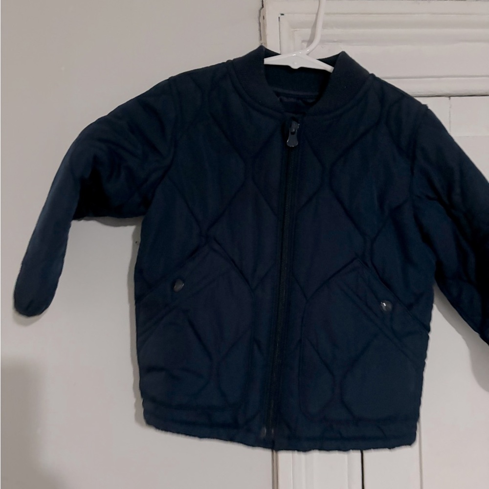 Gap Toddler boys light puffer jacket Navy Blue 2